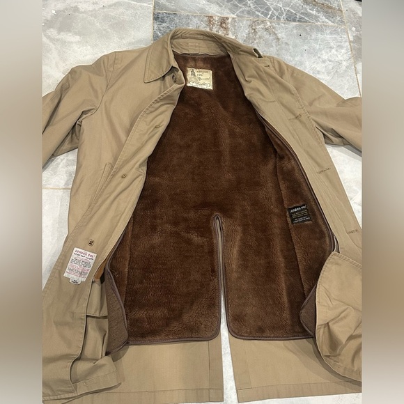 London Fog Brown Fleece Lining - Picture 6 of 14